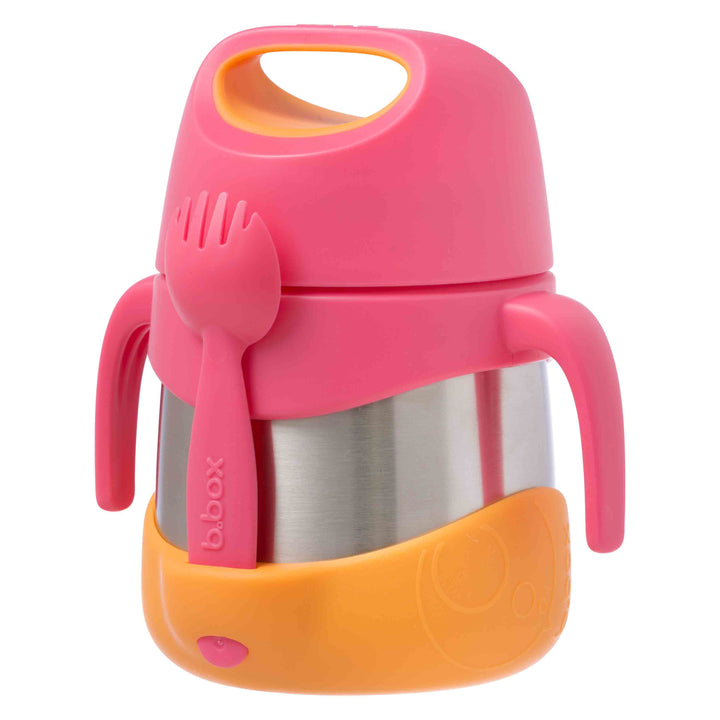 insulated food jar - strawberry shake insulated food jar - strawberry shake - b.box for kids