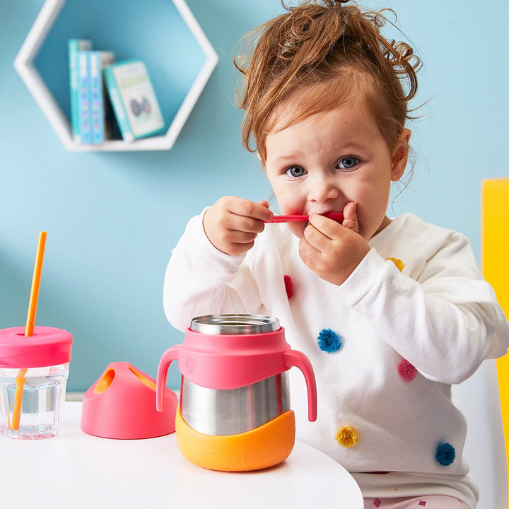 insulated food jar - strawberry shake insulated food jar - strawberry shake - b.box for kids