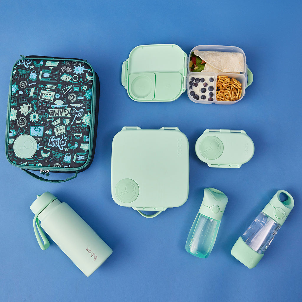 Insulated Flip Top 1 Litre Bottle - spearmint