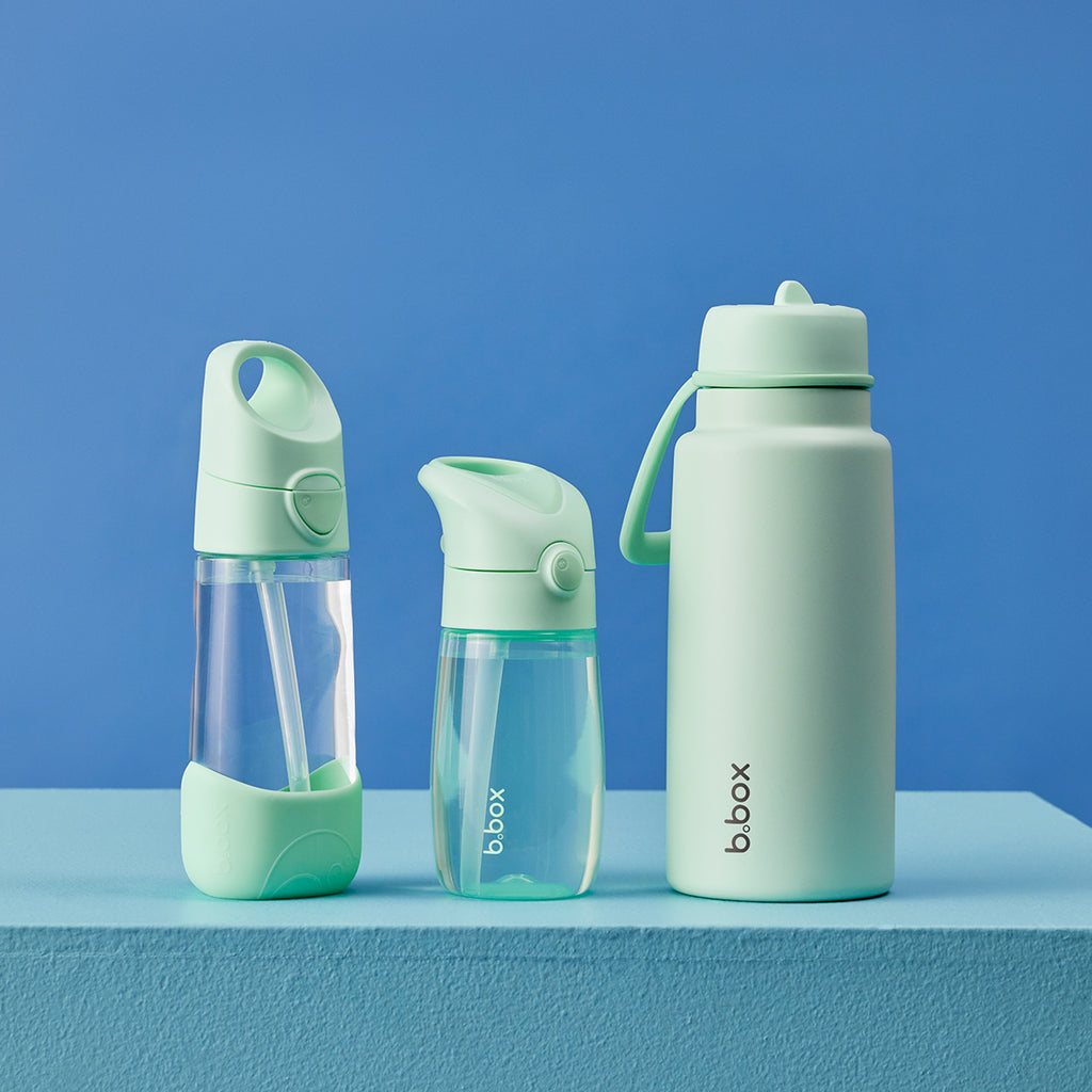 Insulated Flip Top 1 Litre Bottle - spearmint