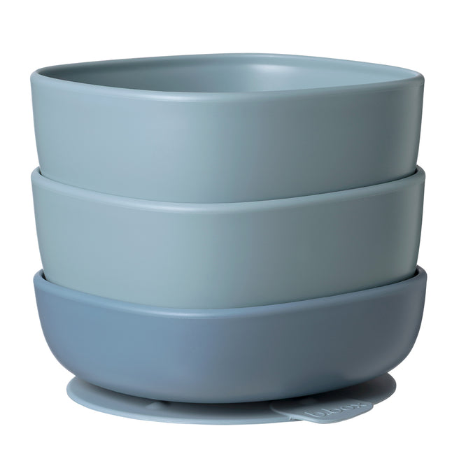 suction bowl trio - ocean