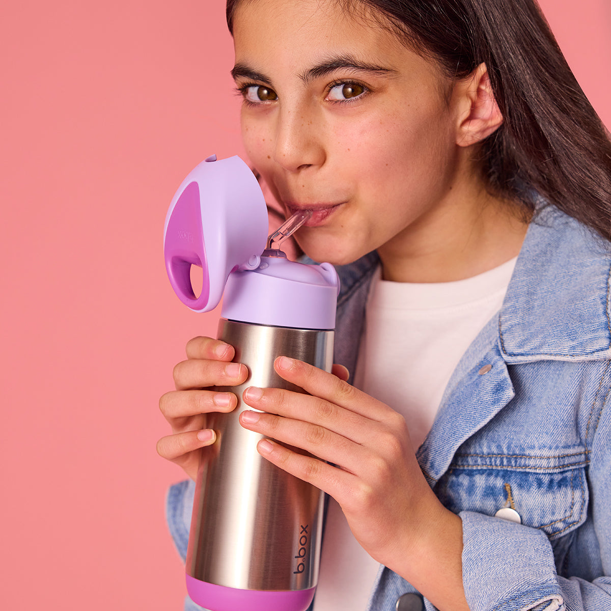 500ml insulated drink bottle - sugar plum