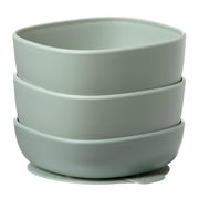 suction bowl trio - sage