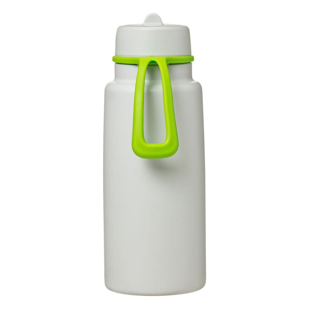 Insulated Flip Top 1 Litre Bottle - lime time