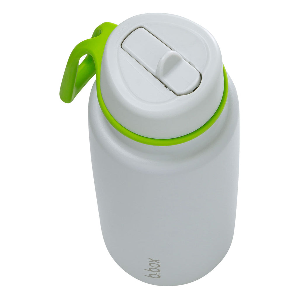 Insulated Flip Top 1 Litre Bottle - lime time