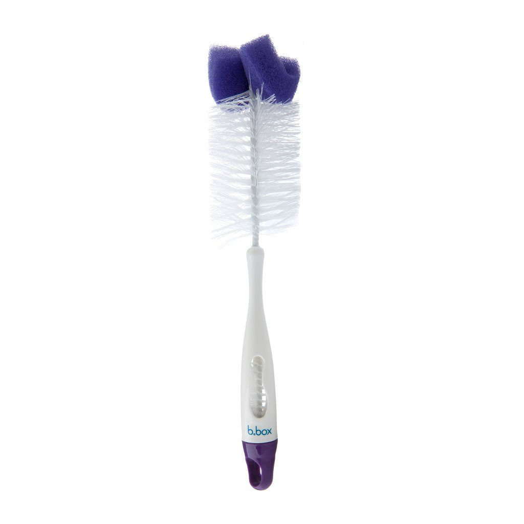 2-in-1 bottle and teat cleaner - plum punch