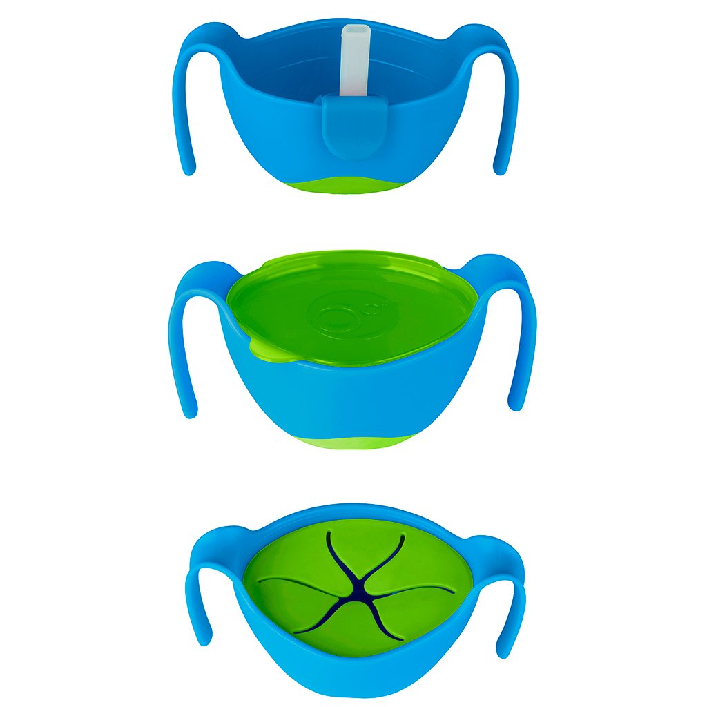 Bowl + straw - ocean breeze - b.box for kids