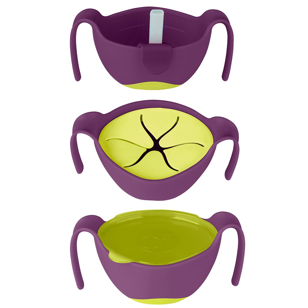 Bowl + straw - passion splash - b.box for kids