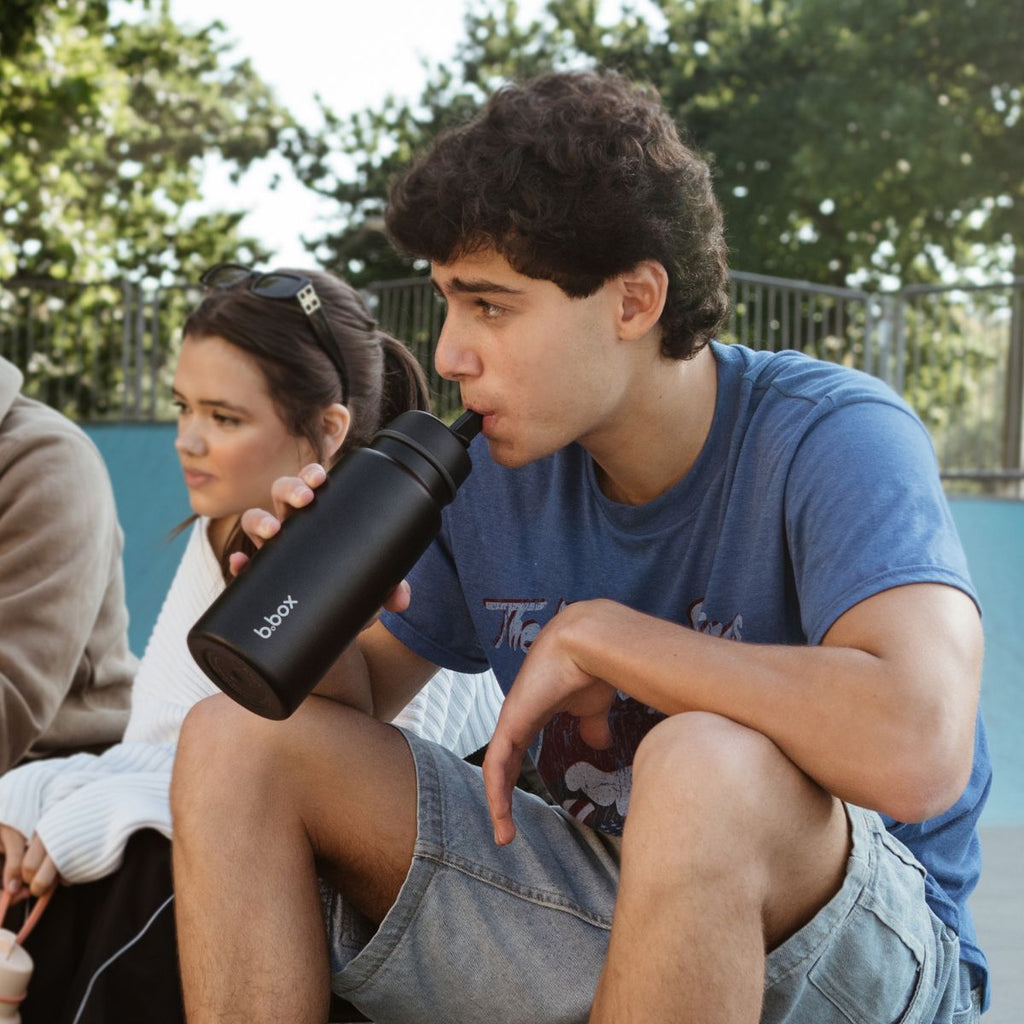 Insulated Flip Top 1 Litre Bottle - deep space