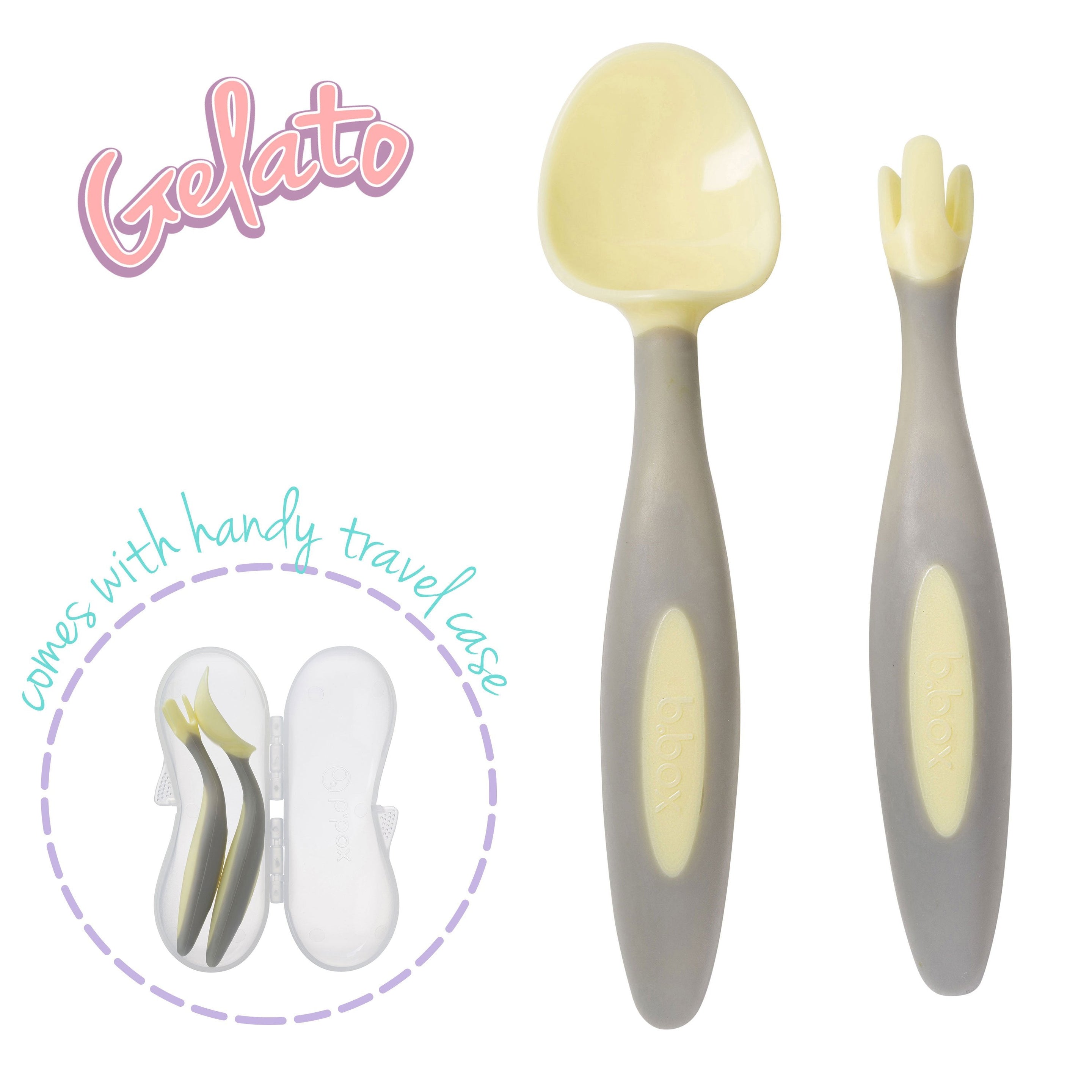 Toddler cutlery set - banana split - b.box for kids