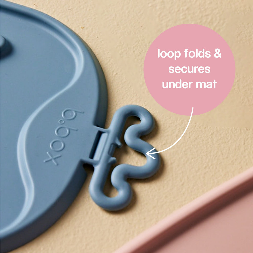 Roll + Go Mealtime Mat - Blush