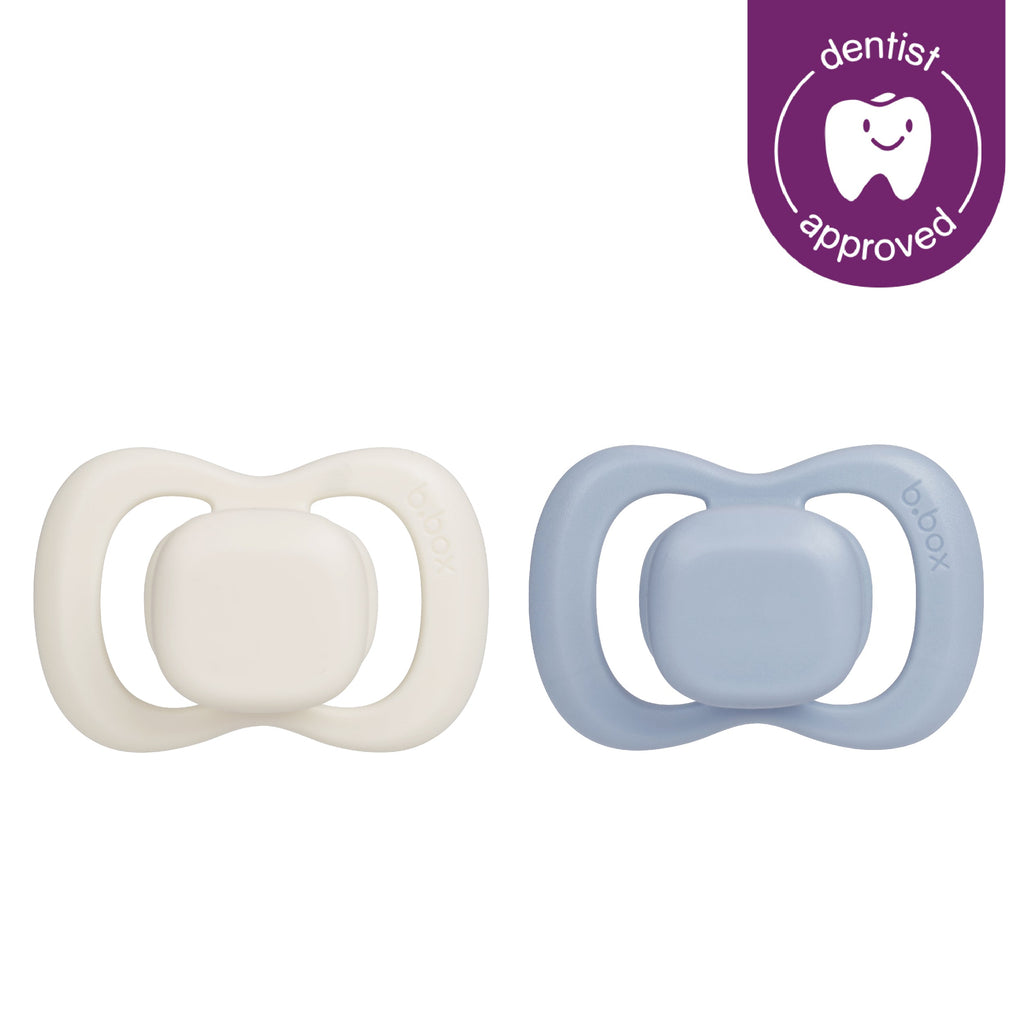 pacifier twin pack - vanilla + sky (latex only)