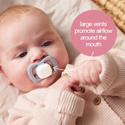 glow pacifier twin pack - sky + sage