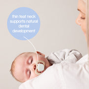 glow pacifier twin pack - sky + sage