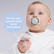 pacifier twin pack - vanilla + latte (latex only)