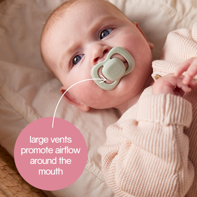 pacifier twin pack - sage + vanilla