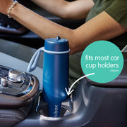 690mL insulated flip top bottle - blush crush