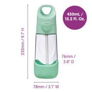 tritan™ drink bottle 450ml - sugar plum