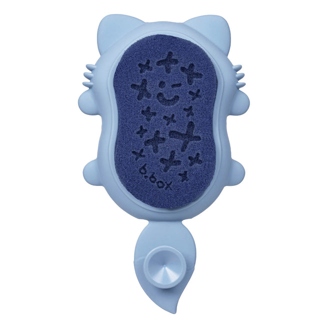 Babybadebürste aus Silikon mit Fuchsmotiv