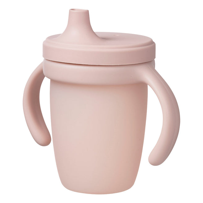 gobelet à bec en silicone - blush