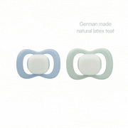 glow pacifier twin pack - sky + sage