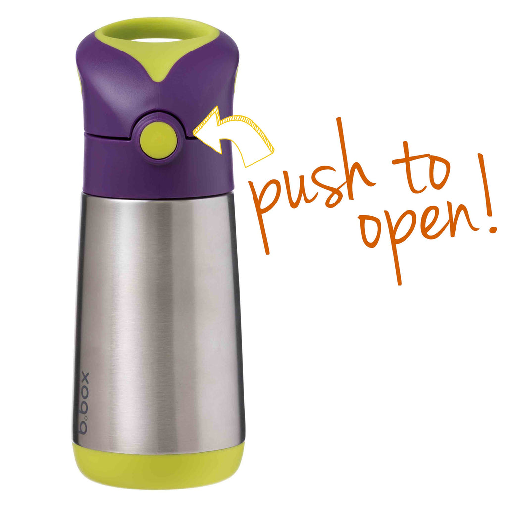 350ml insulated drink bottle - passion splash - b.box for kids