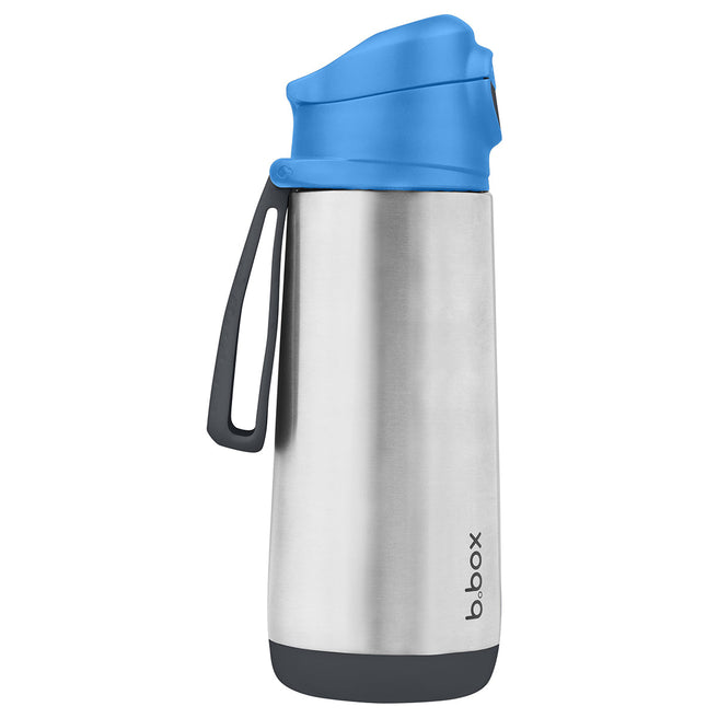 Borraccia termica con beccuccio sportivo da 500 ml - Blue Slate - b.box for kids