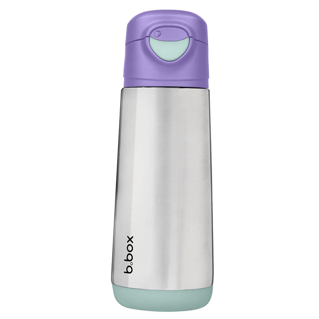 bouteille isotherme 500 ml avec bec sport - lilac pop - b.box for kids