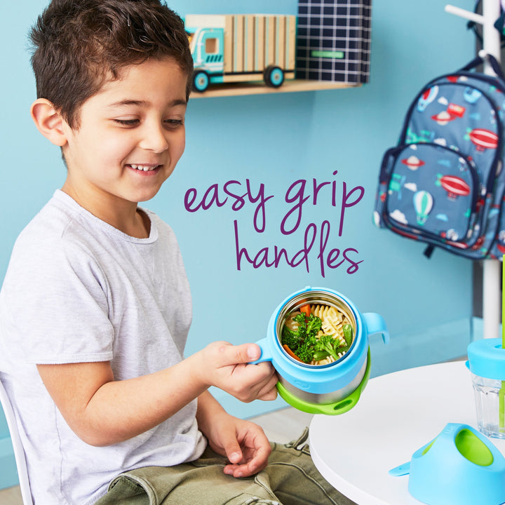 insulated food jar - emerald green - b.box for kids