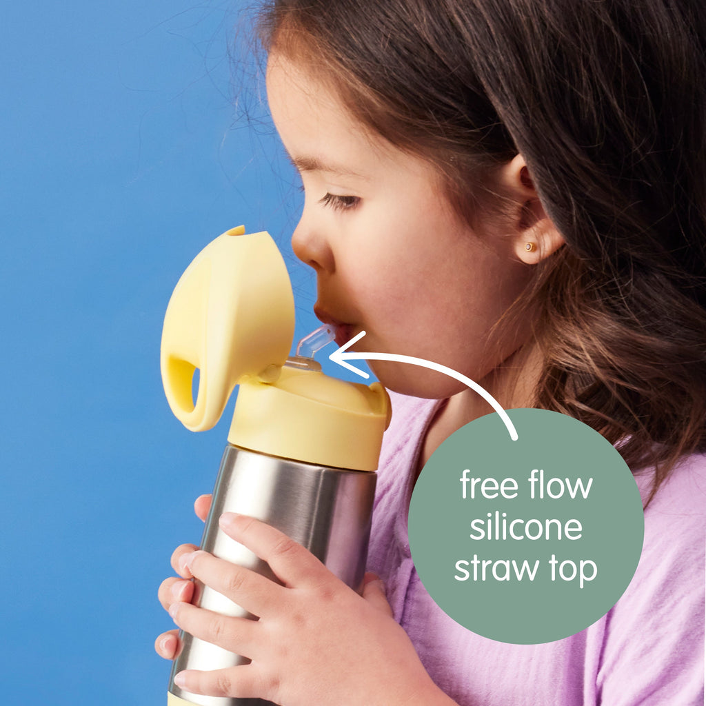 350ml Insulated Drink Bottle - lemon twist