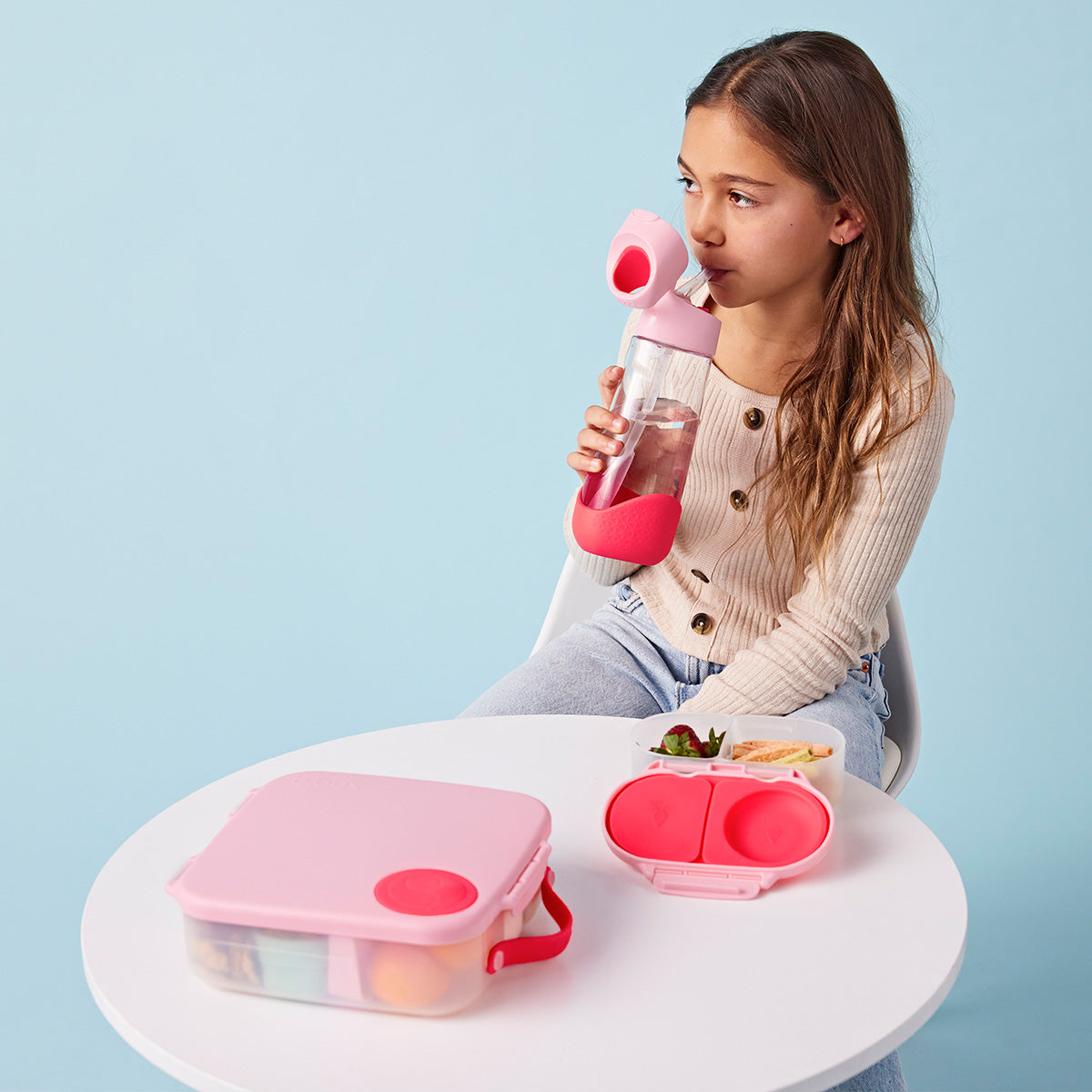 tritan™ drink bottle 600ml - flamingo fizz