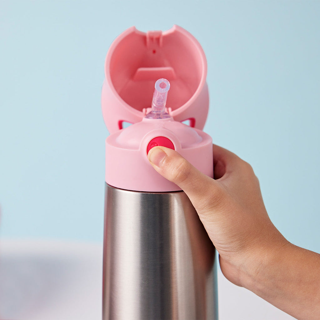 500ml insulated drink bottle - flamingo fizz