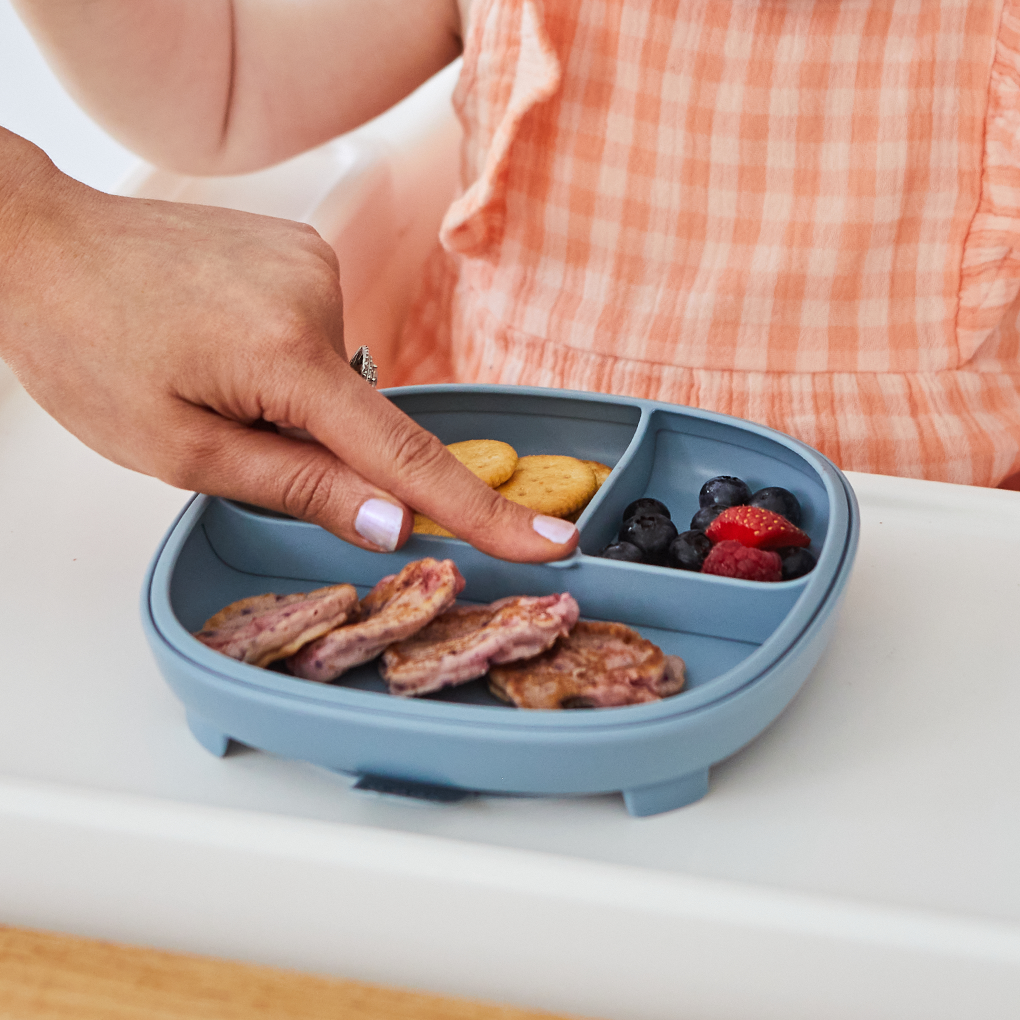 2 in 1 Suction Plate - ocean