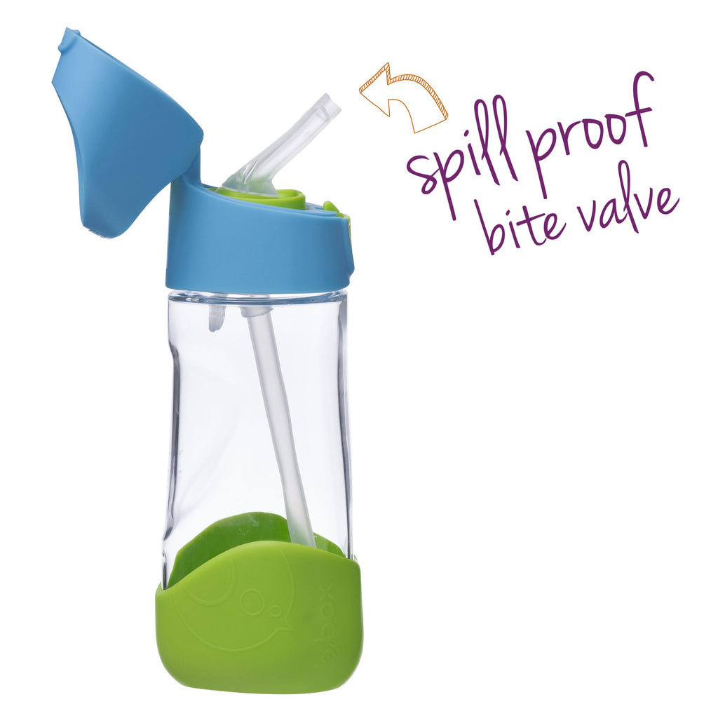 tritan™ drink bottle 450ml - ocean breeze - b.box for kids