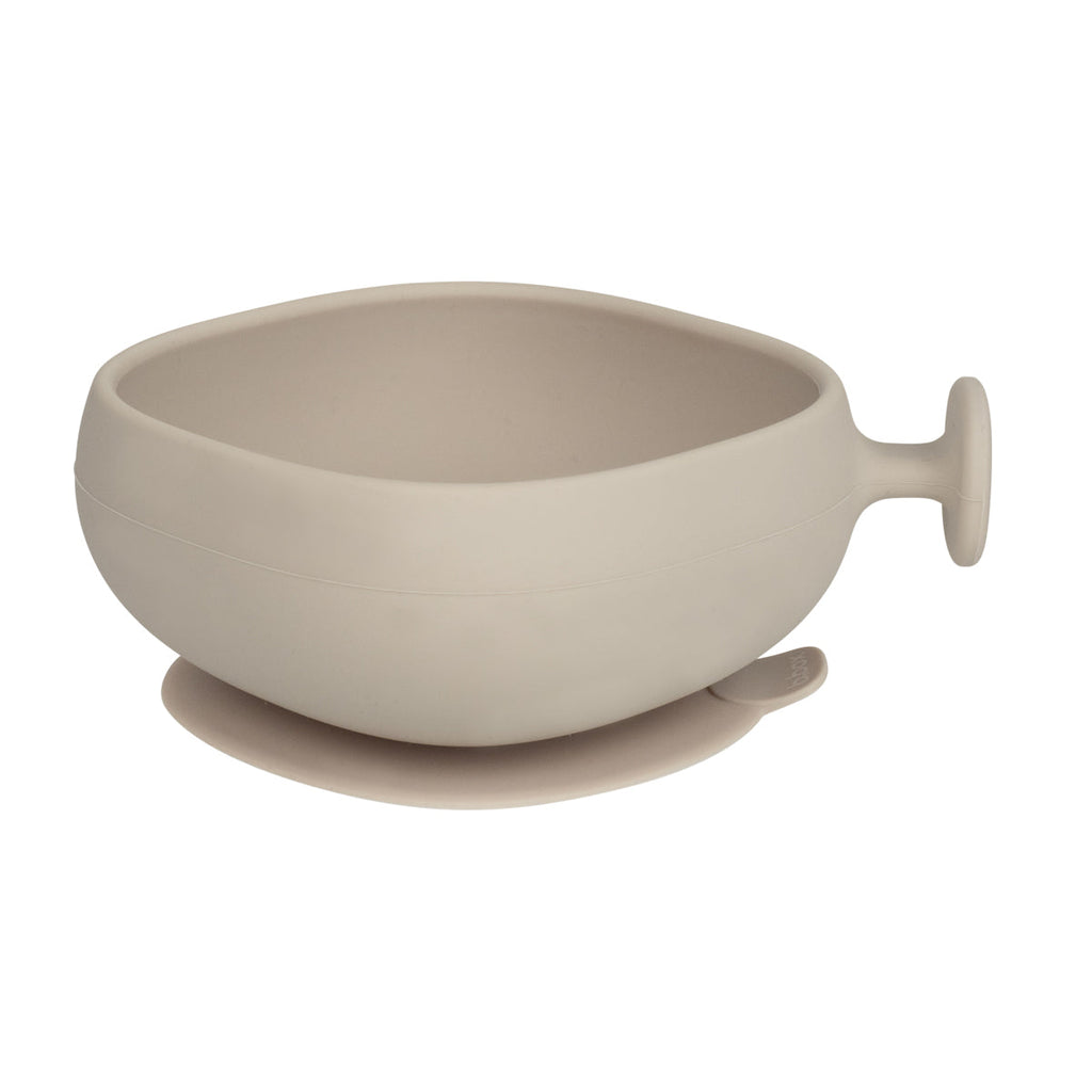 Silicone Bowl + Lid - latte