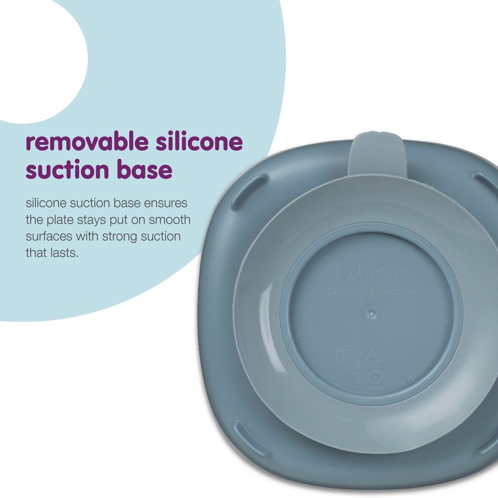 2 in 1 Suction Plate - ocean