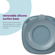 2 in 1 Suction Plate - ocean