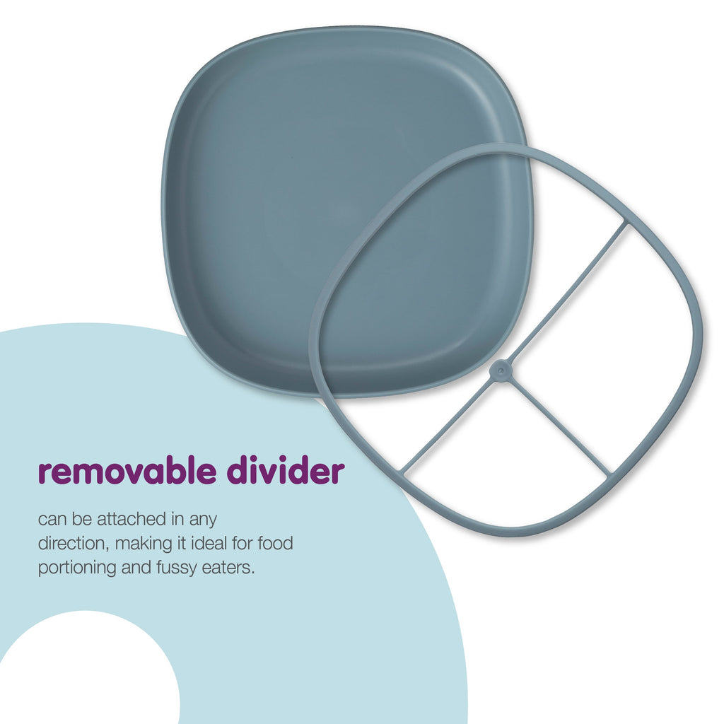 2 in 1 Suction Plate - ocean