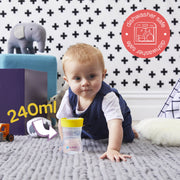 child with training cup - lemon - b.box for kids