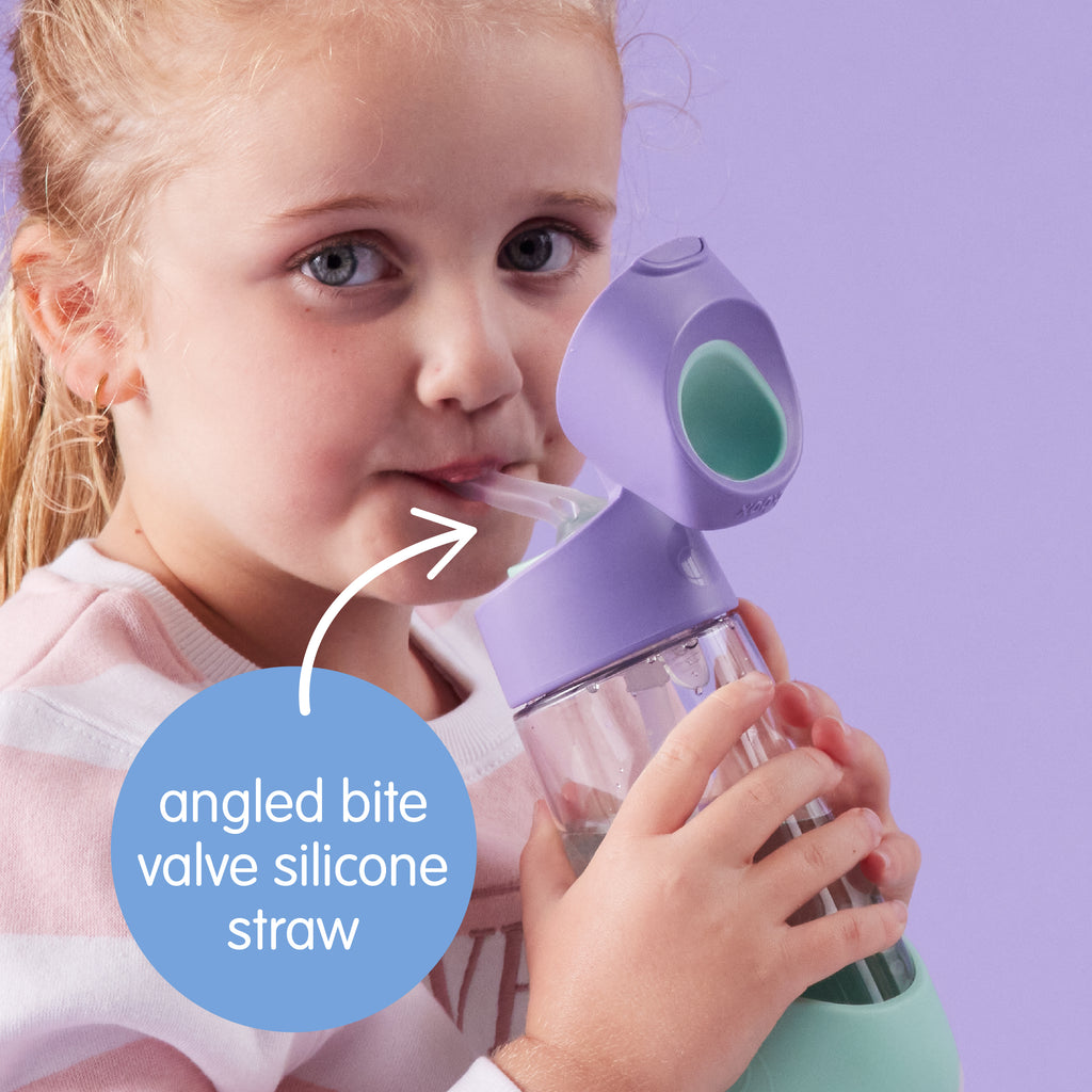 tritan™ drink bottle 450ml - sugar plum