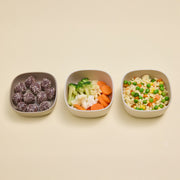 suction bowl trio - latte