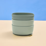 suction bowl trio - sage