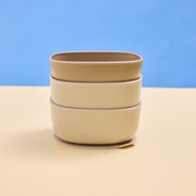 suction bowl trio - latte