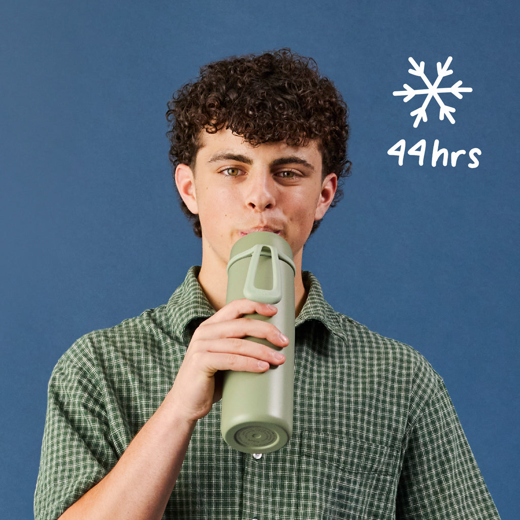 690 ml Isolierflasche mit Klappdeckel – Lilac Love