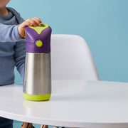 child with 350ml insulated drink bottle - passion splash - b.box for kids