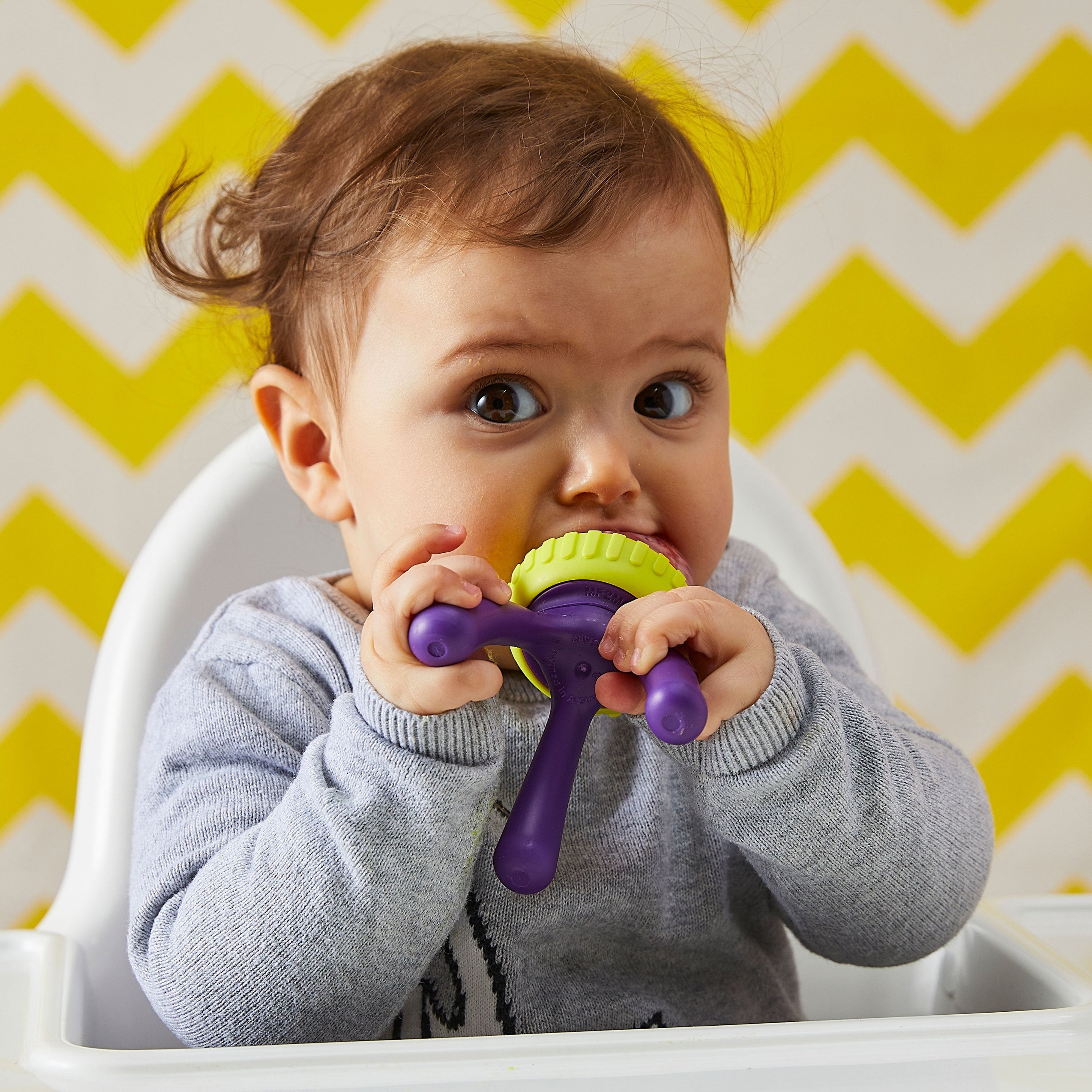 silicone fresh food feeder - passion splash - b.box for kids